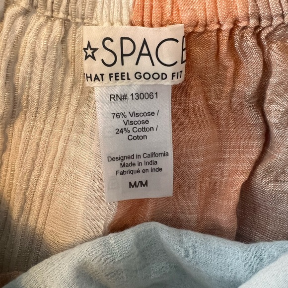 L*Space maxi Dress in Orange, Teal, and Cream - Picture 4 of 4